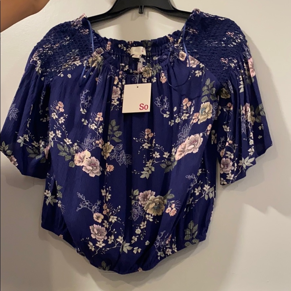 KOHLS OFF SHOULDER W SMOCK D